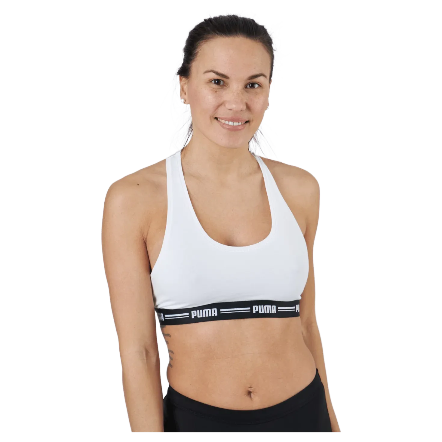 Puma Women Racer Back Top 1p H White