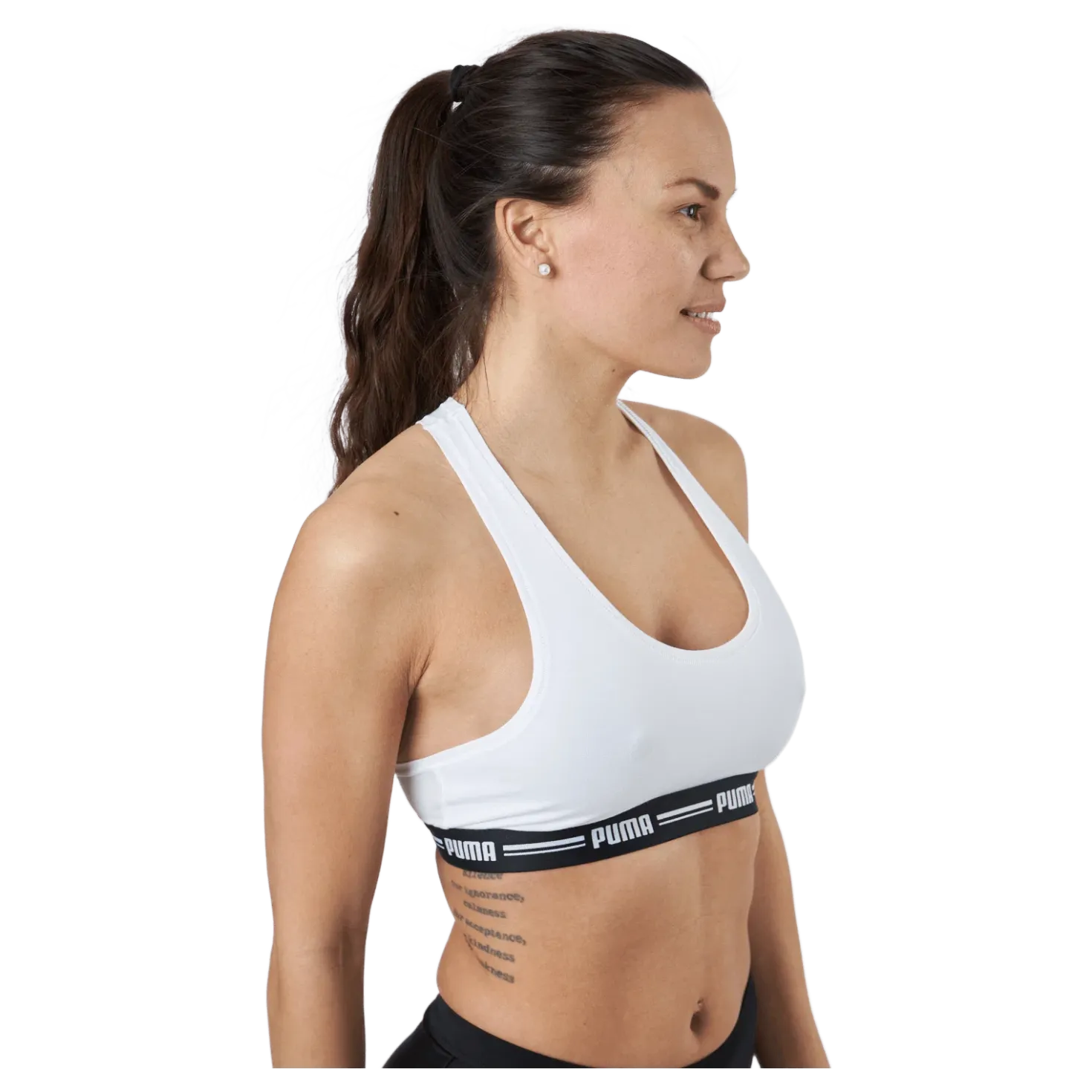 Puma Women Racer Back Top 1p H White