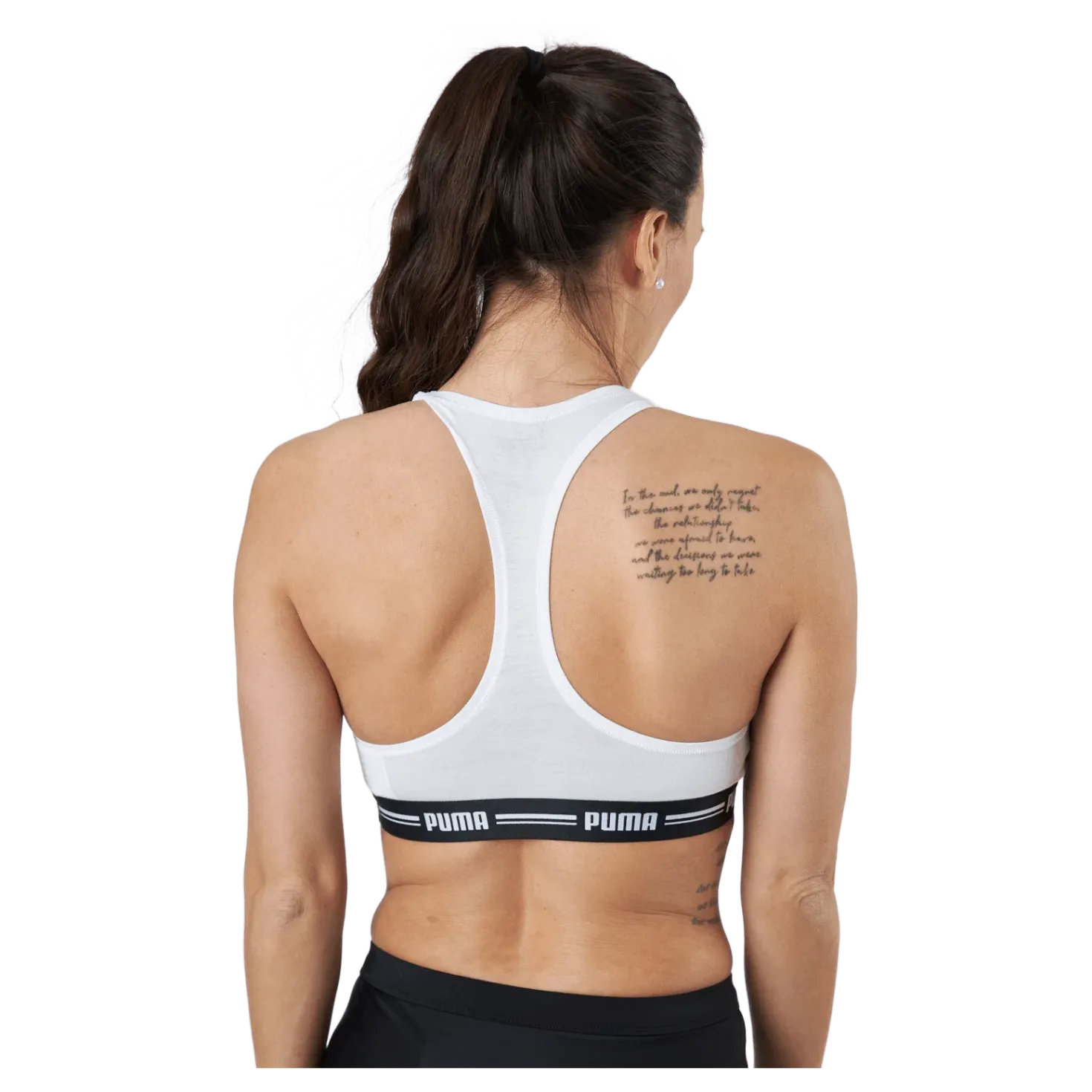 Puma Women Racer Back Top 1p H White
