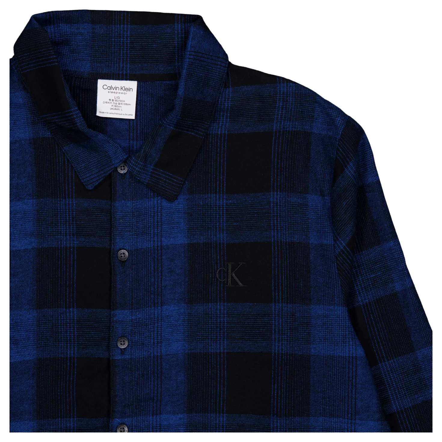 Pure Flannel L/s Button Down Black