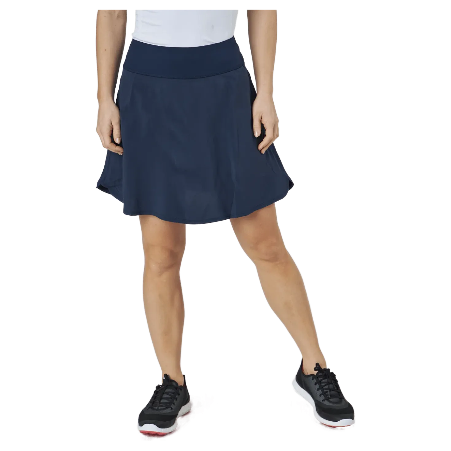 Pwrshape Solid Skirt Navy Blazer