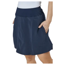 Pwrshape Solid Skirt Navy Blazer