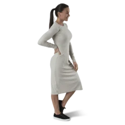Quinn Rib Dress Beige