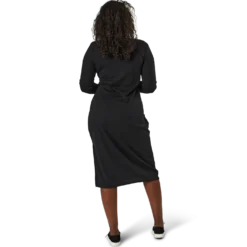 Quinn Rib Dress Black