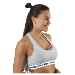 Racer Back Top Grey