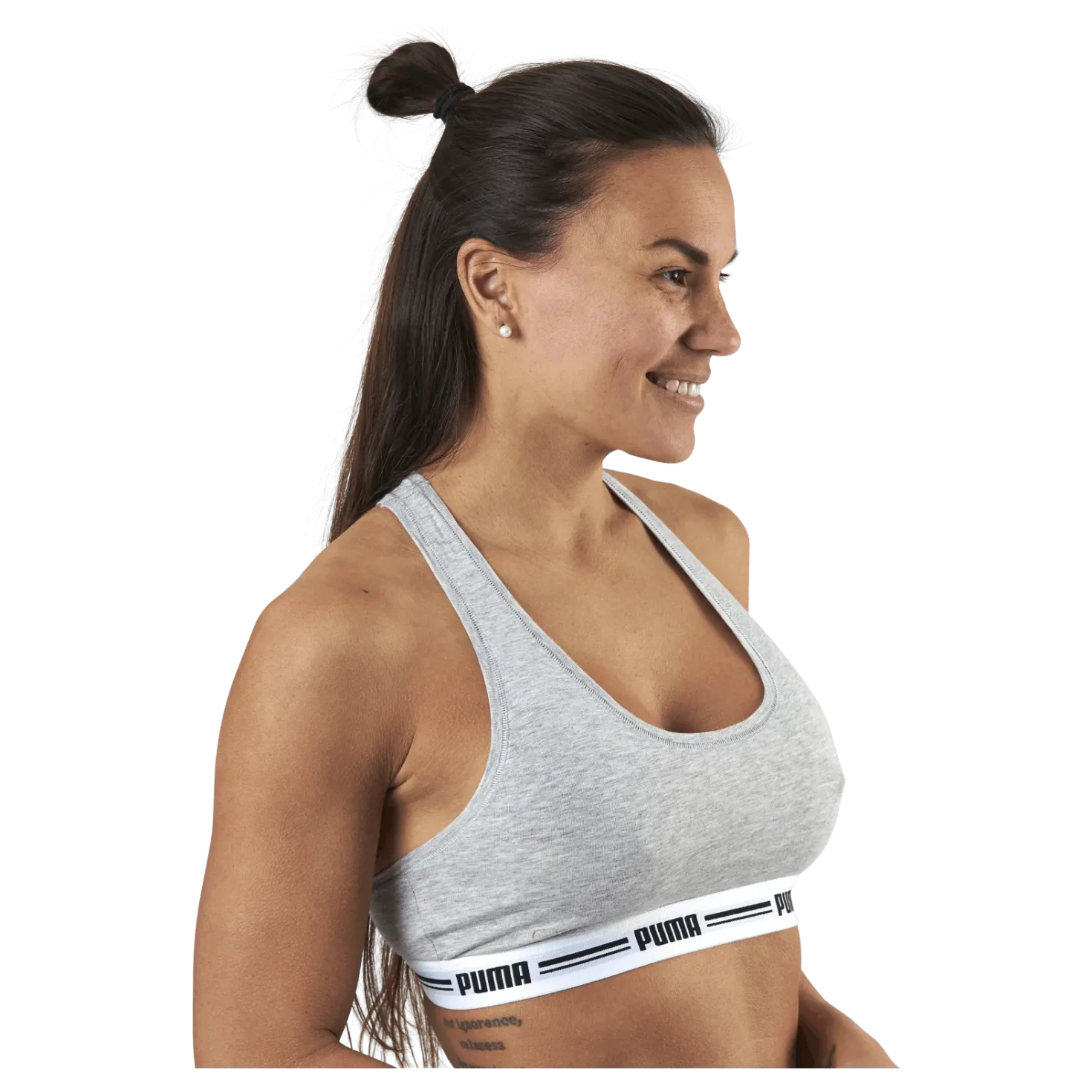 Racer Back Top Grey