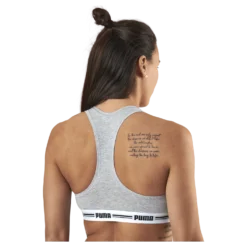 Racer Back Top Grey