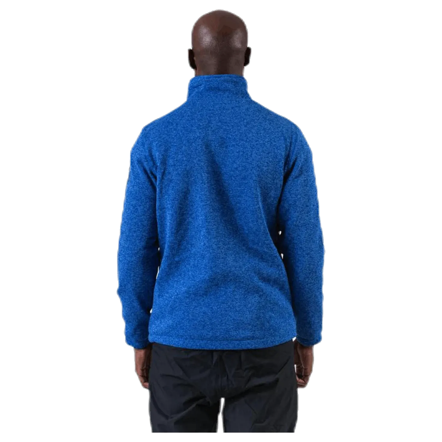 Ralf Melange Fleece Jacket w. Windproof Lining Blue