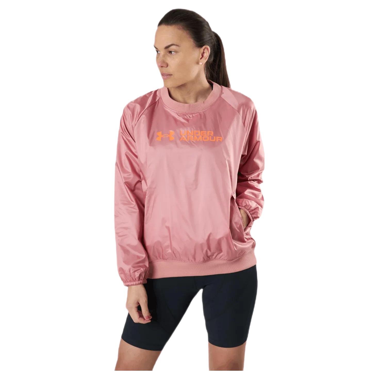 Recover Woven Shine Crew Pink