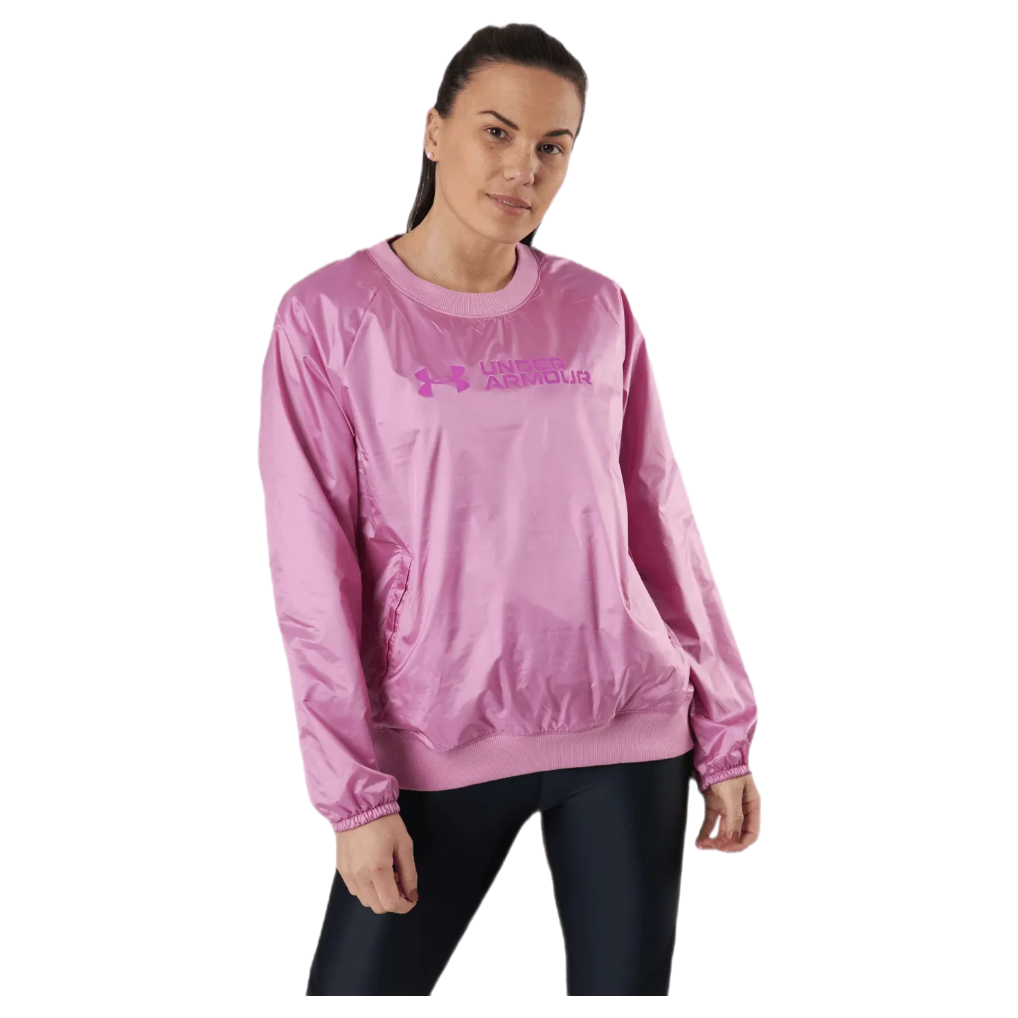 Recover Woven Shine Crew Pink