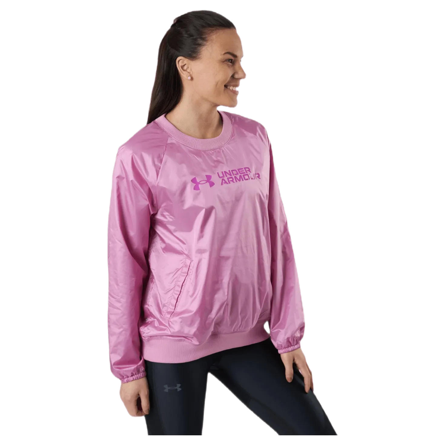 Recover Woven Shine Crew Pink