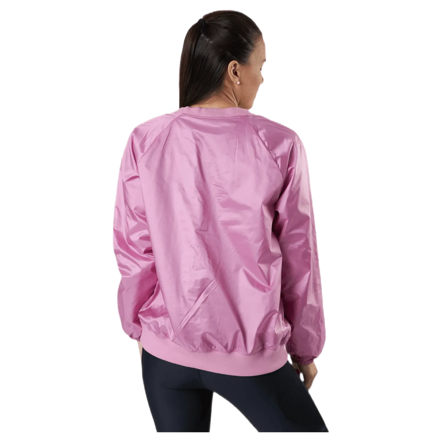 Recover Woven Shine Crew Pink