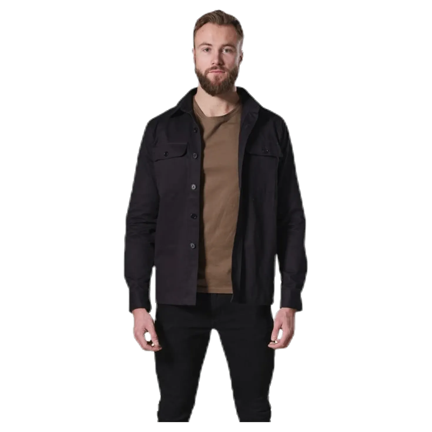 Recruit Overshirt Black