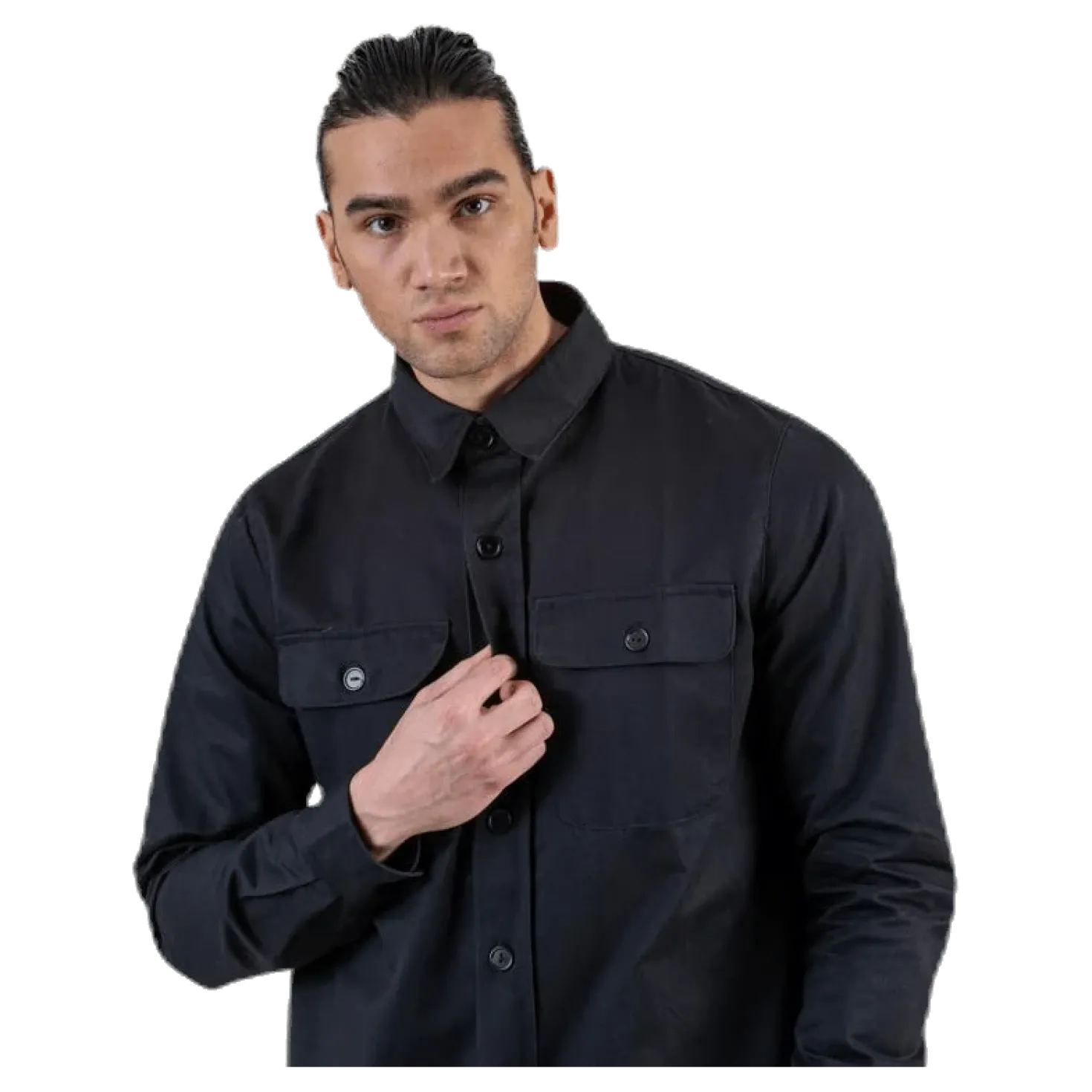 Recruit Overshirt Black