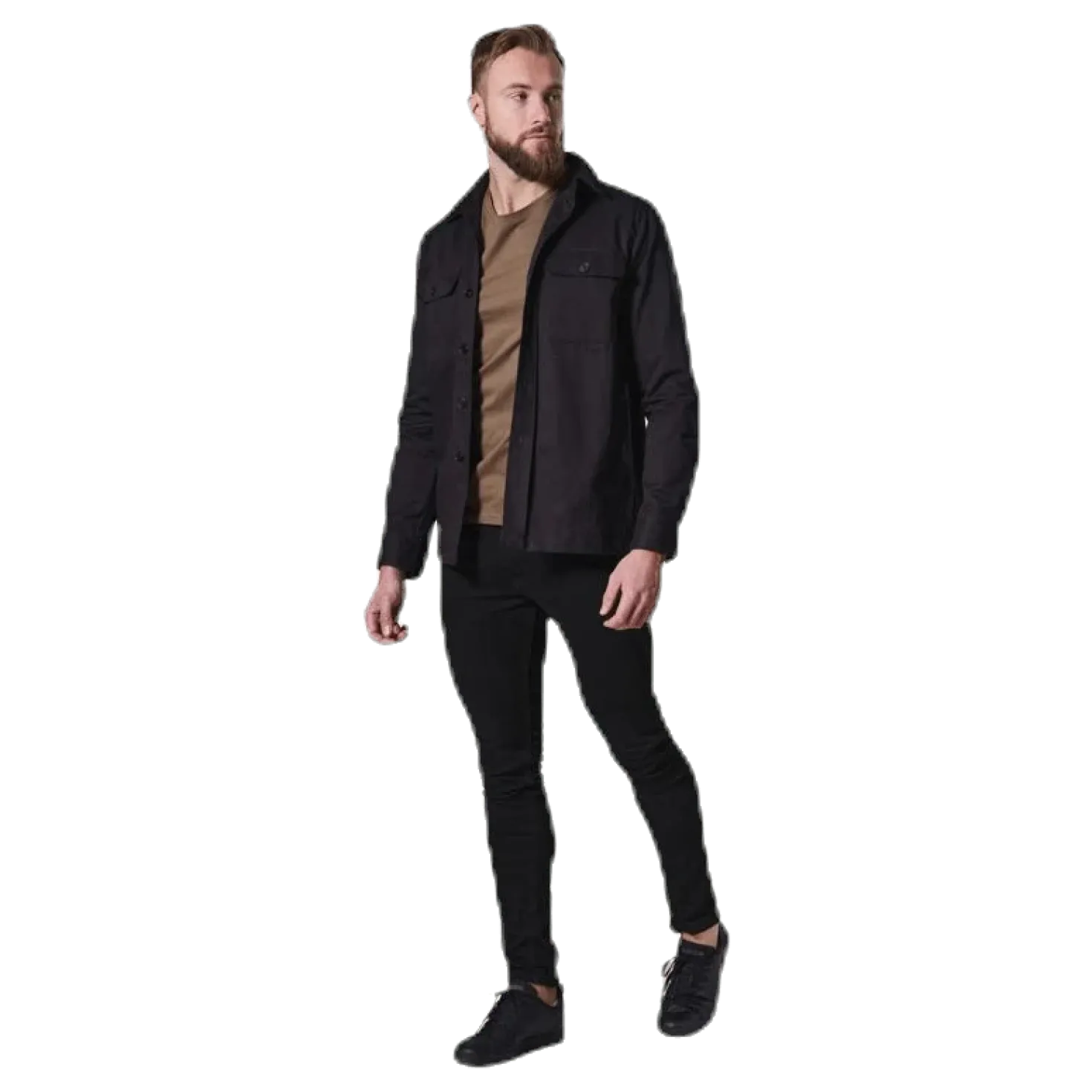 Recruit Overshirt Black