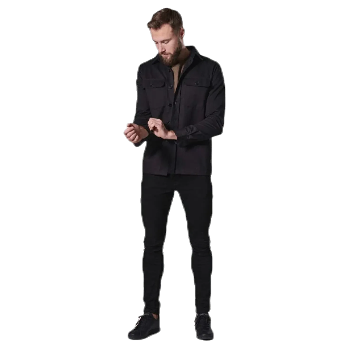 Recruit Overshirt Black