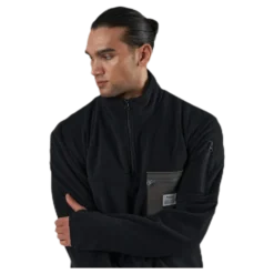 Recycled Polyester Pullover Black