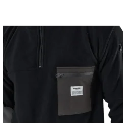 Recycled Polyester Pullover Black