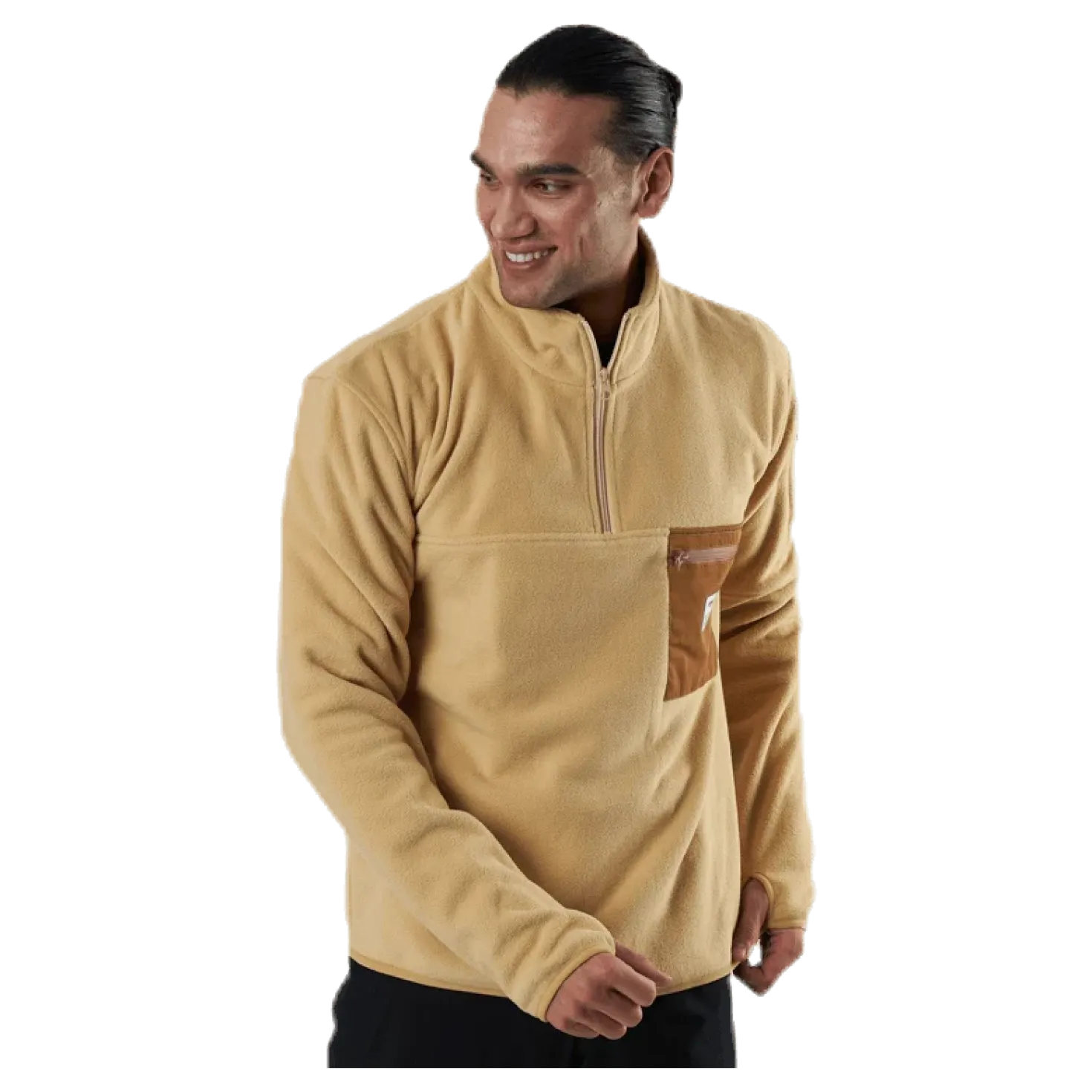 Recycled Polyester Pullover Beige