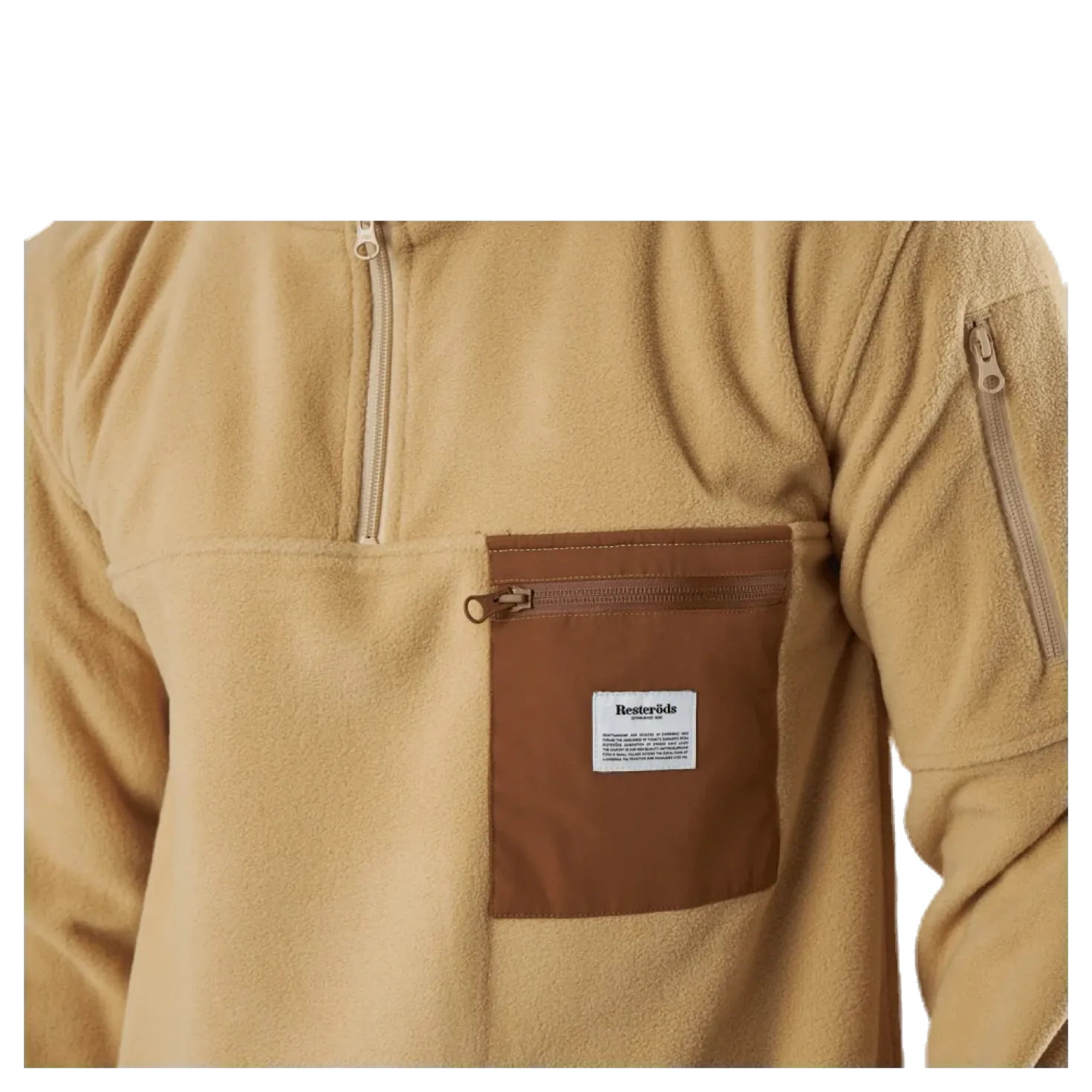 Recycled Polyester Pullover Beige