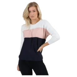 Regitze 3/4 Pullover Knt White