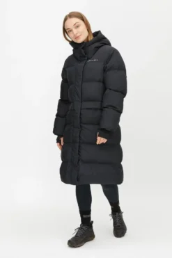 Reign Hood Coat Black