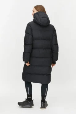Reign Hood Coat Black