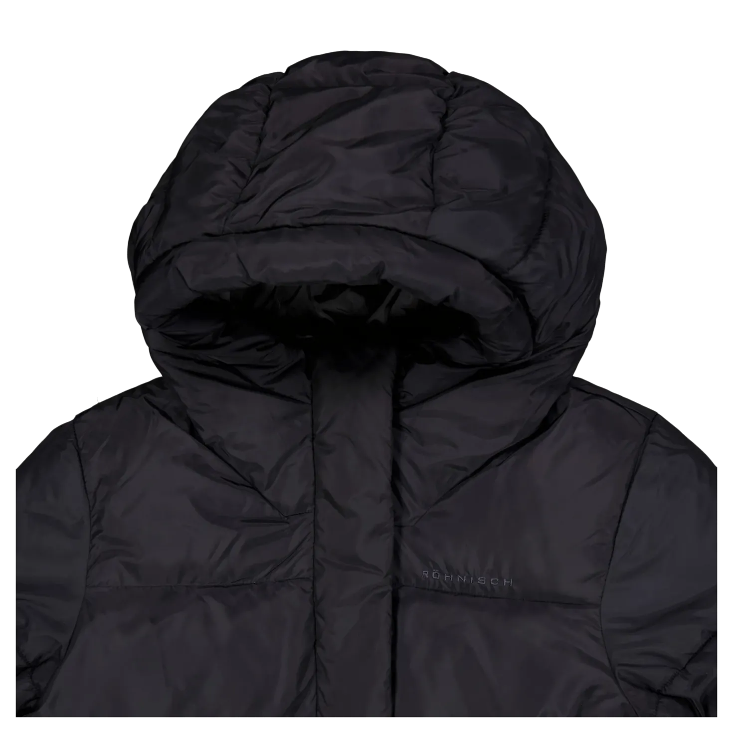 Reign Hood Coat Black