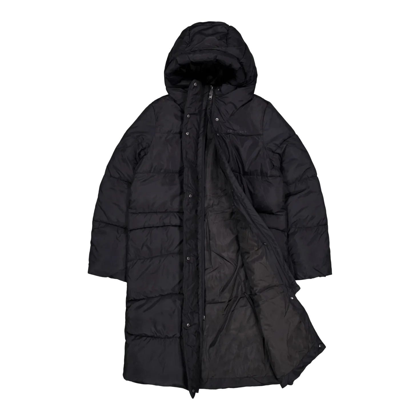 Reign Hood Coat Black