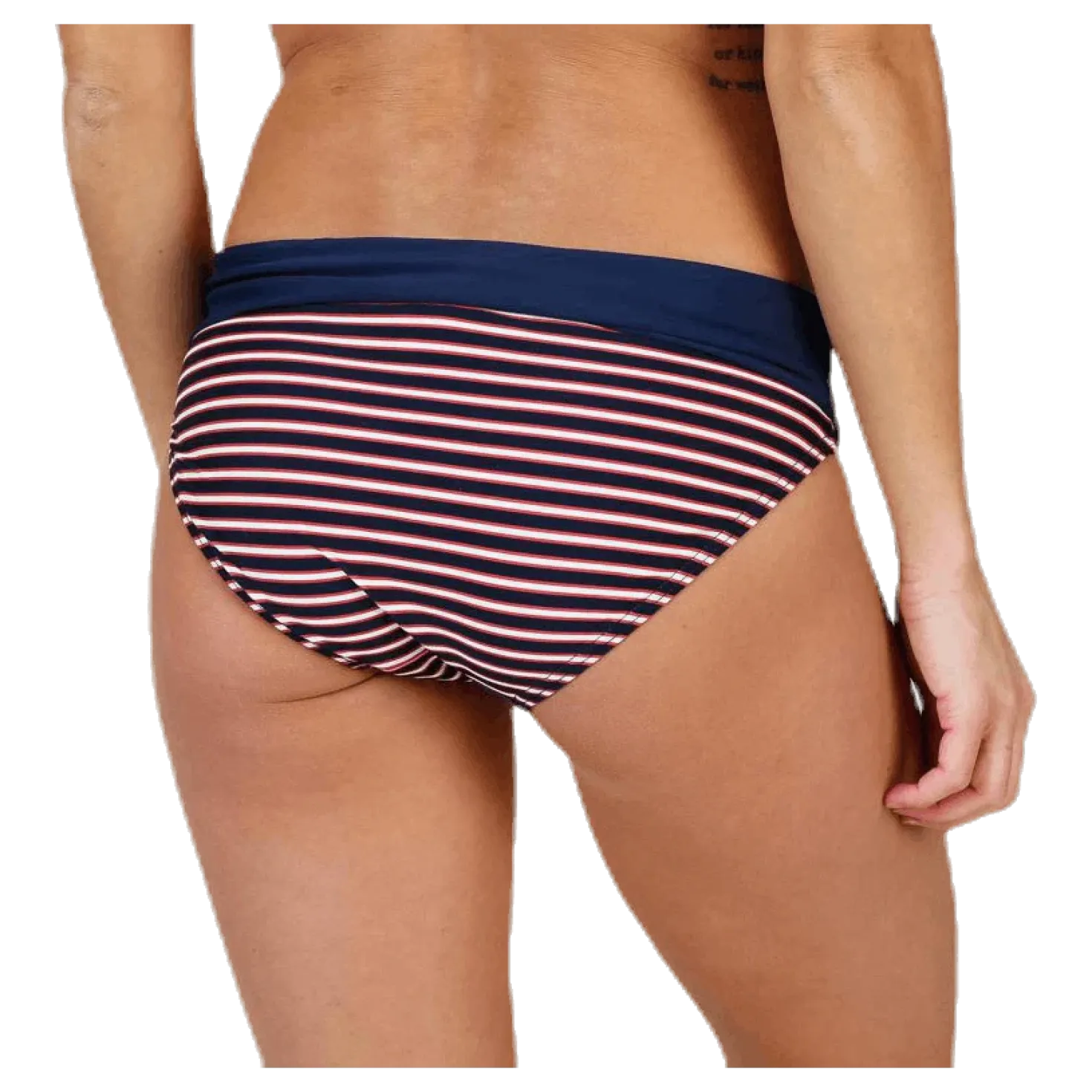 Retro Folded Brief Blue/Patterned