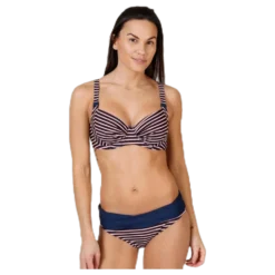 Retro Folded Brief Blue/Patterned