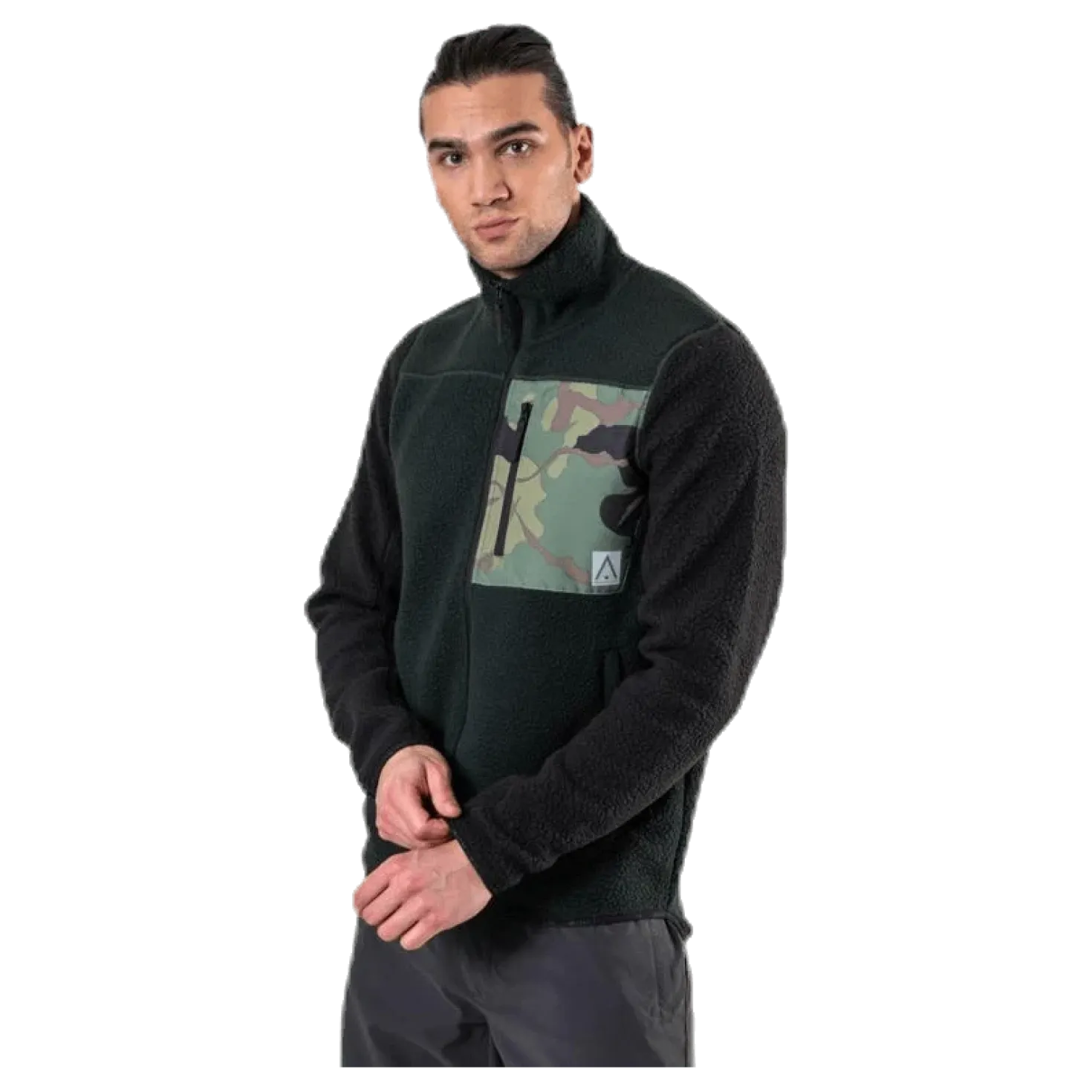 Retro Pile Jacket Green