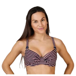 Retro, Unique Wire Bra Blue/Patterned
