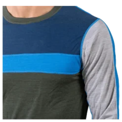 Retro wool Crew Green/Grey
