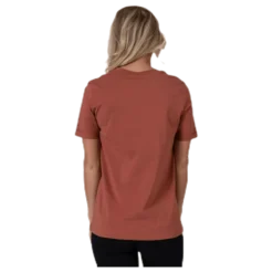 Ria Ss Fold Up Solid Tee Brown