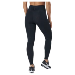 Ribbed Black Sand Melange Seam Black