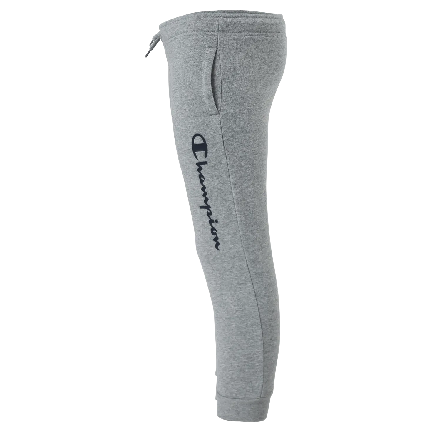 Rib Cuff Pants Gray Melange Light