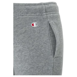 Rib Cuff Pants Gray Melange Light