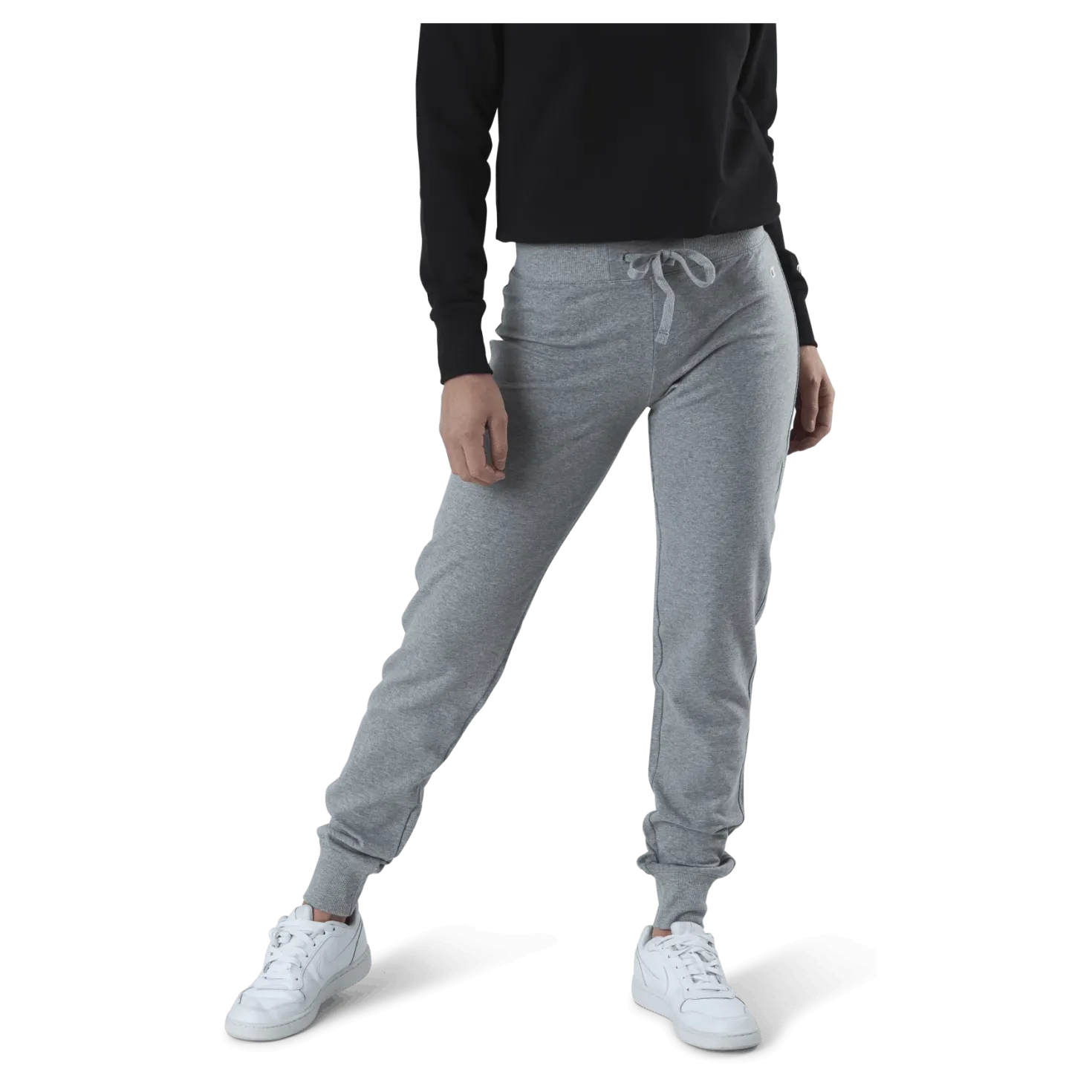Rib Cuff Pants Grey