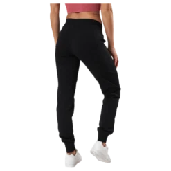 Rib Cuff Pants Svart