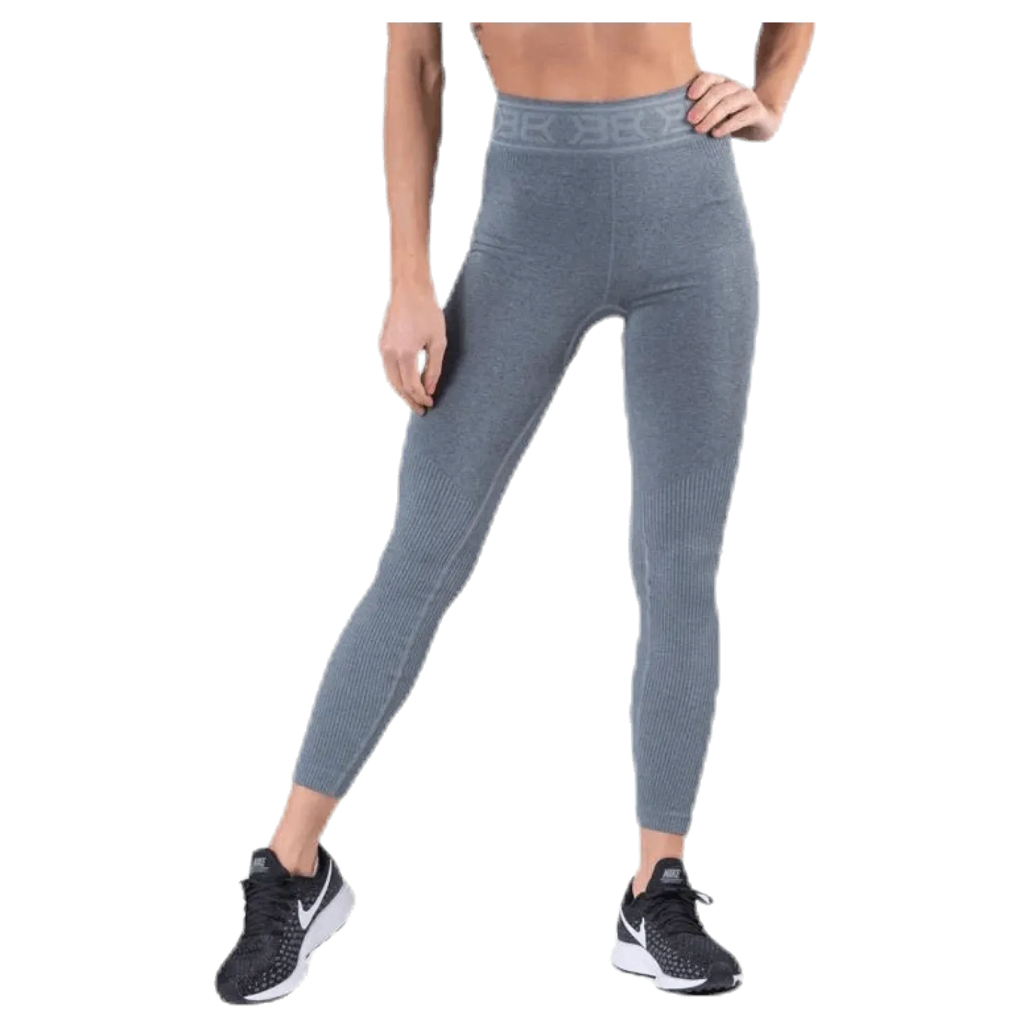 Rib Seamless Legging Grey