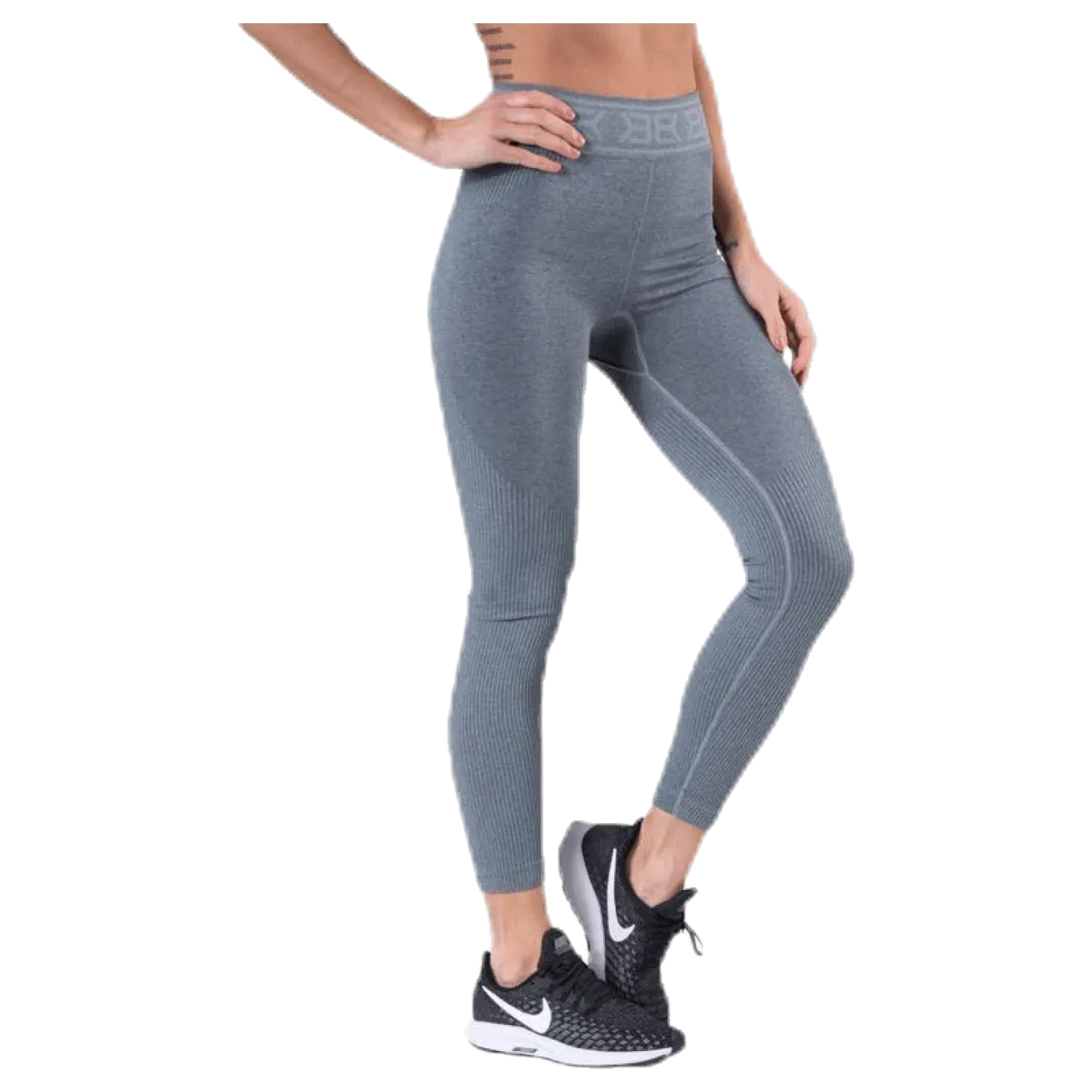 Rib Seamless Legging Grey