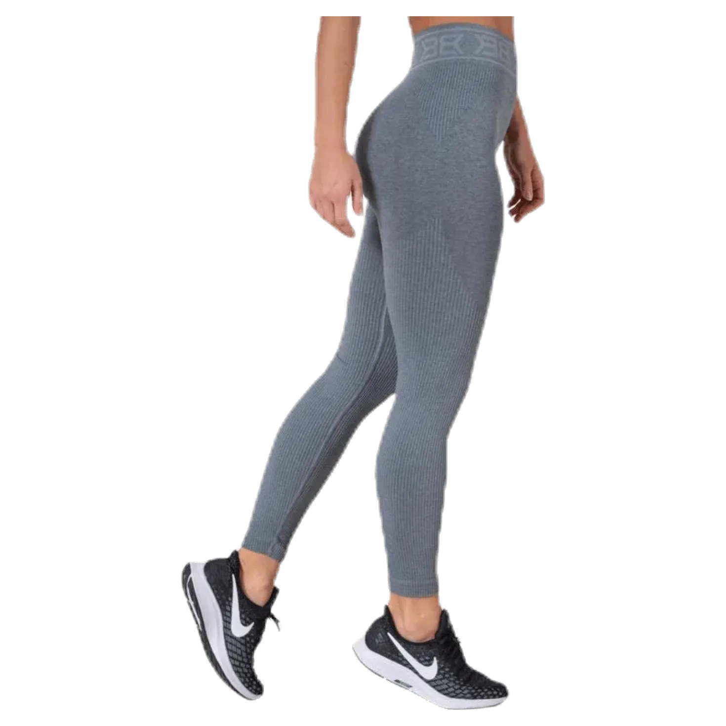 Rib Seamless Legging Grey
