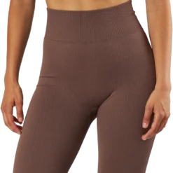 Rib Seamless Tights 2.0 Taupe