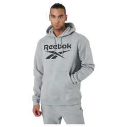 Ri Flc Oth Bl Hoodie Mgreyh/black