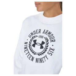 Rival Fleece Crest Grp Crew White