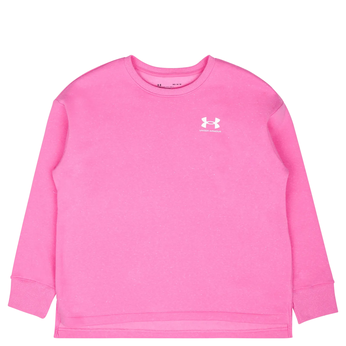 Rival Fleece Oversize Crew Pink Edge