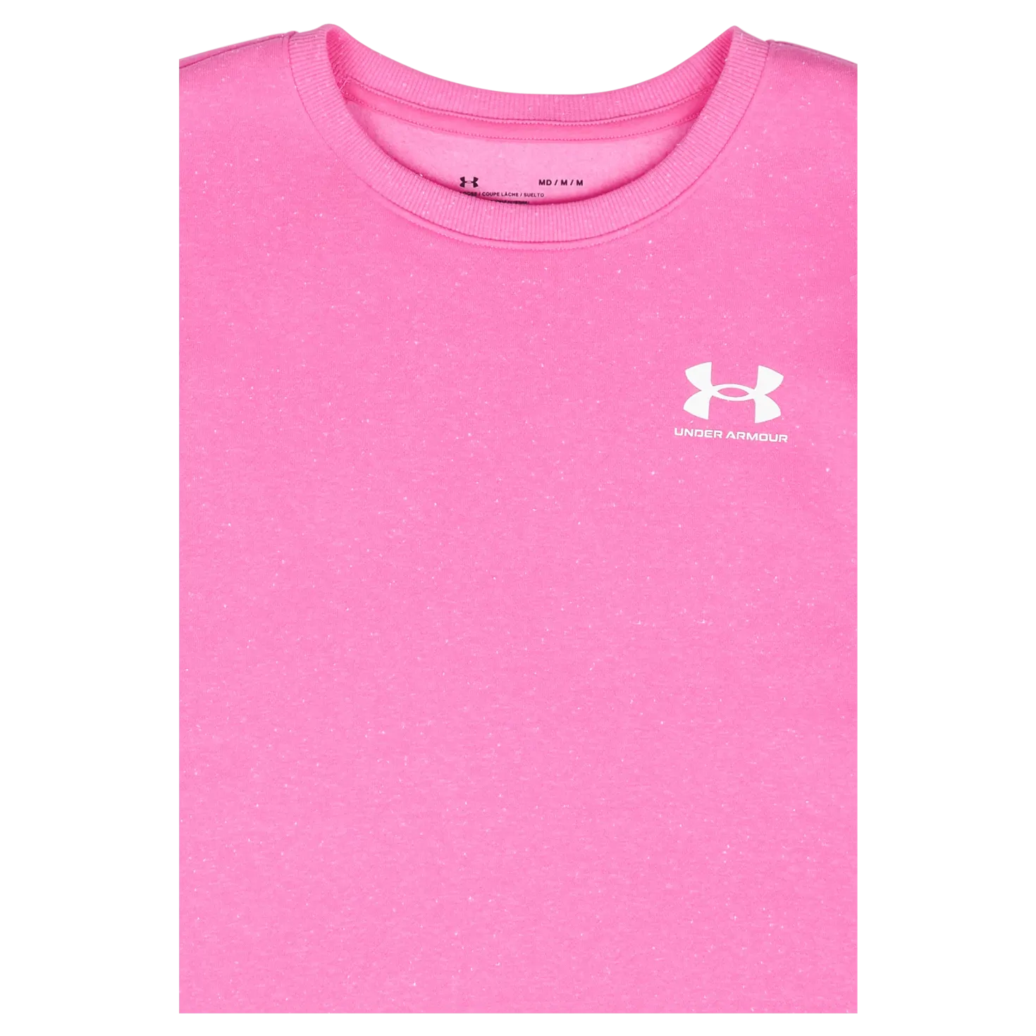 Rival Fleece Oversize Crew Pink Edge