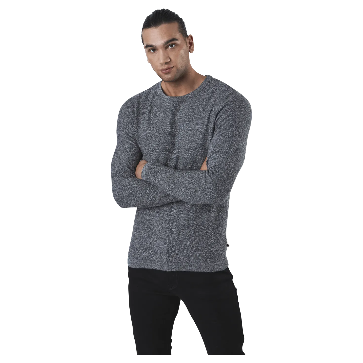 Rob Knit Crew Neck Black