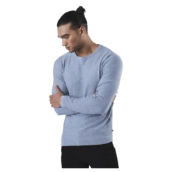 Rob Knit Crew Neck Blue